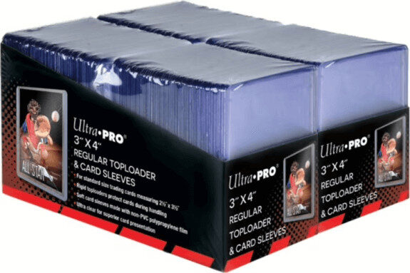 ultra pro 100 toploader + 200 sleeves