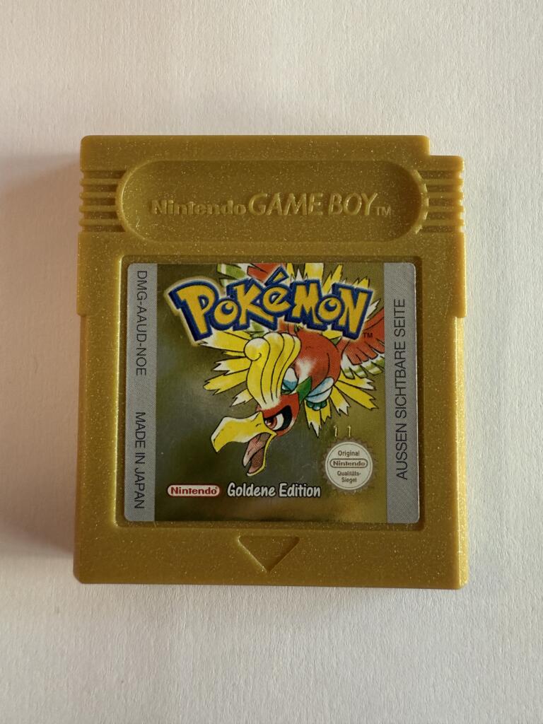 pokemon goldene edition original gameboy modul