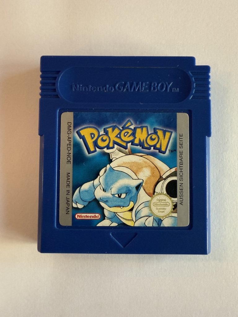 pokemon rote edition – original gameboy modul mit neuer