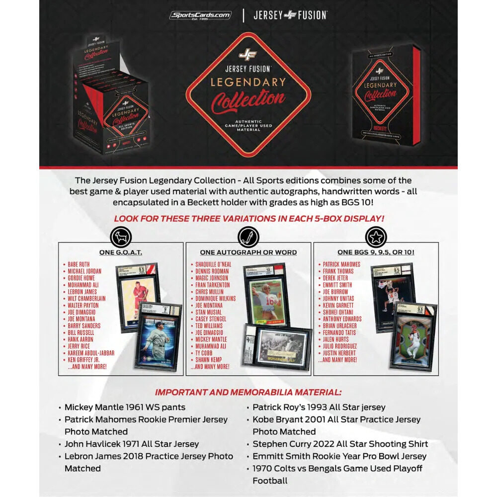 jersey fusion 2025 legendary collection hobby box 1