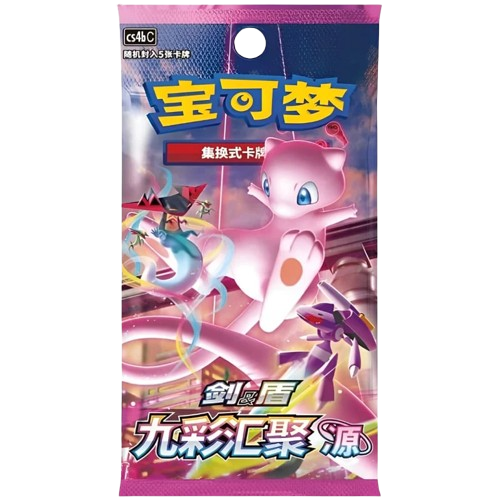 pokemon mew nine colors gathering booster cs4bc slim