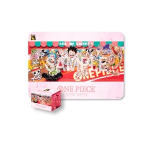 one piece card game playmat and card case set 25th edition