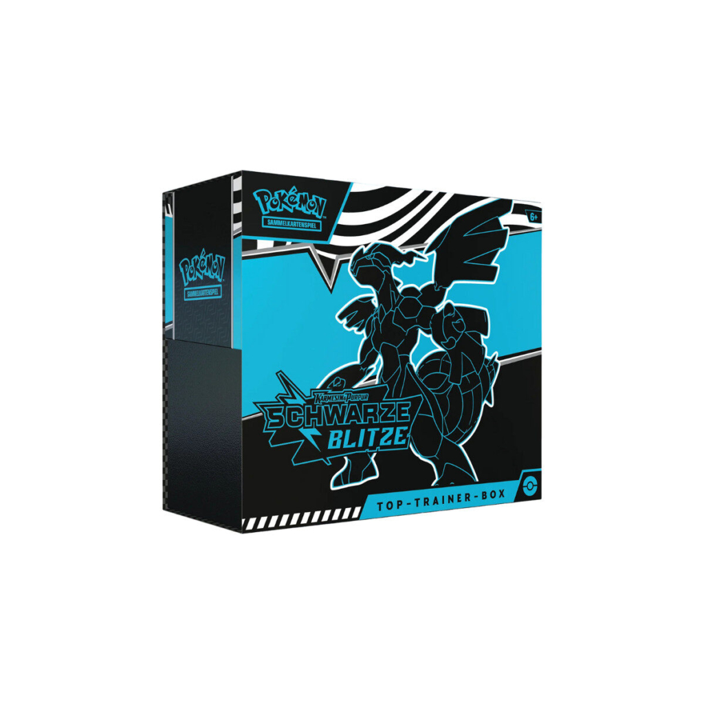 pokemon karmesin & purpur schwarze blitze top trainer box