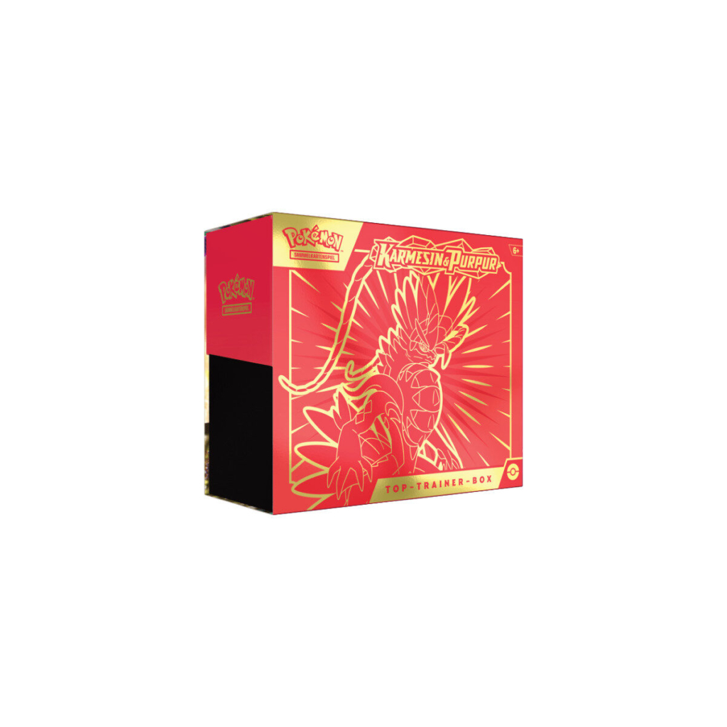 pokemon karmesin & purpur top trainer box koraidon (de)