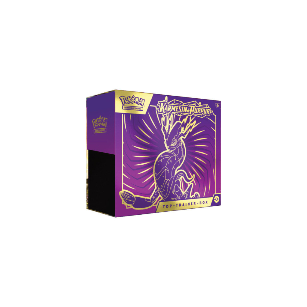 pokemon karmesin & purpur top trainer box miraidon (deutsch)