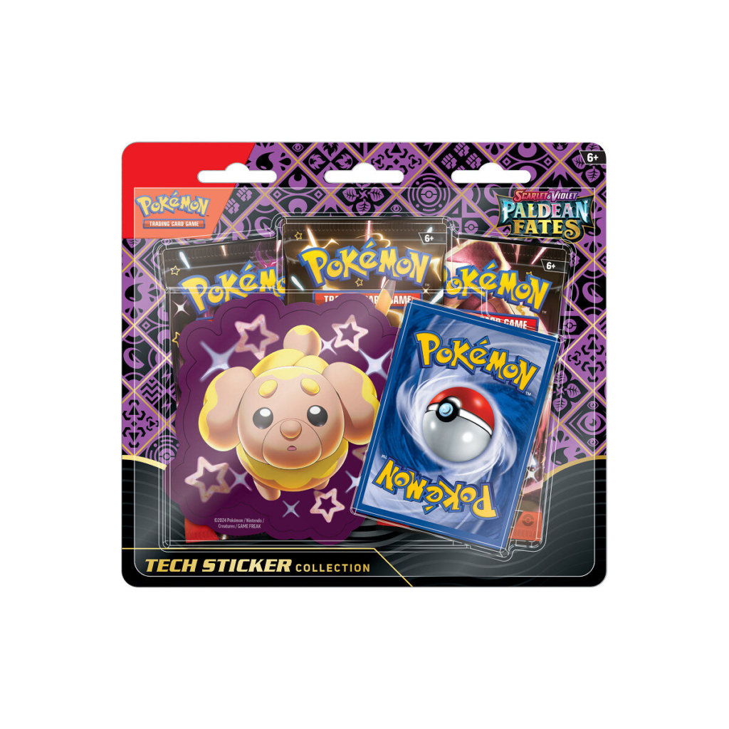 pokemon paldean fates tech sticker collection