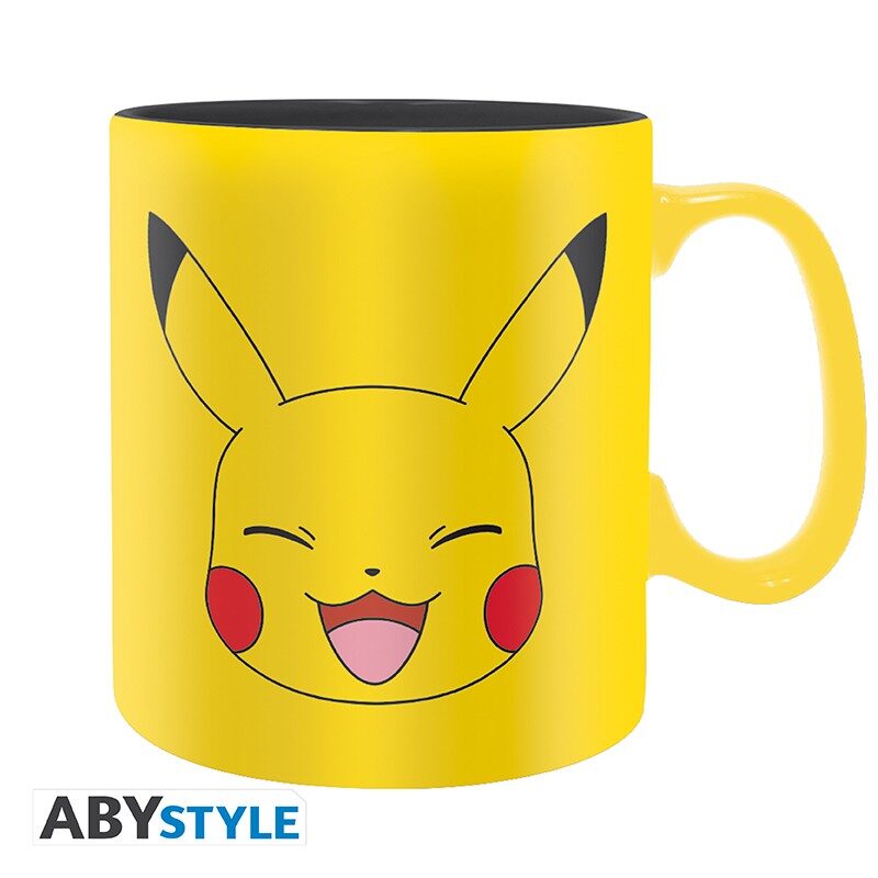 pokemon mug pikachu face