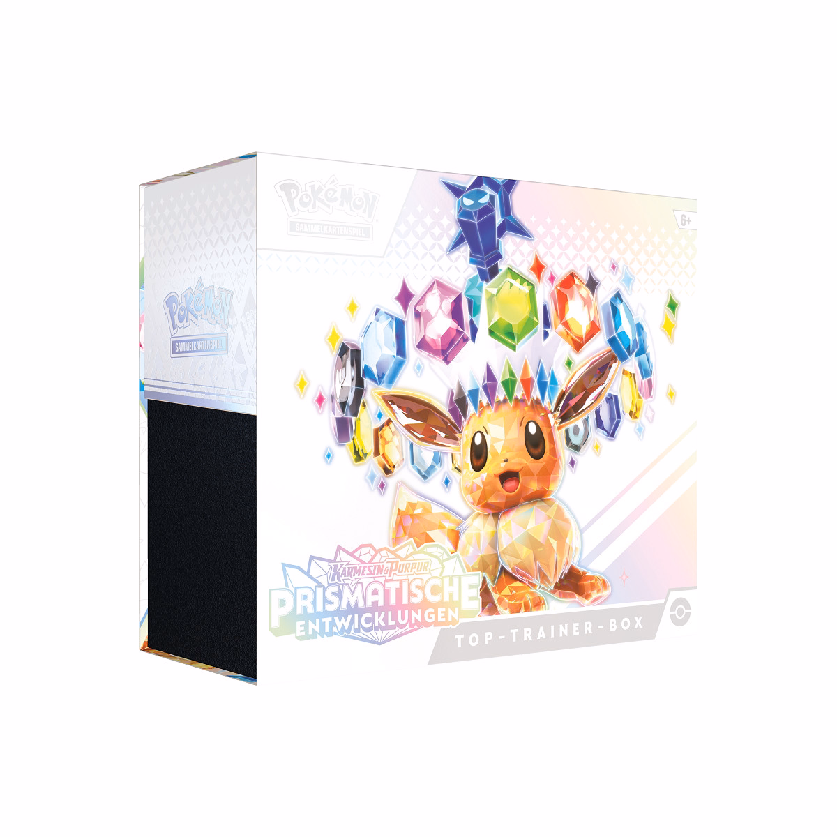 pokemon karmesin & purpur prismatische entwicklungen top trainer box (deutsch)