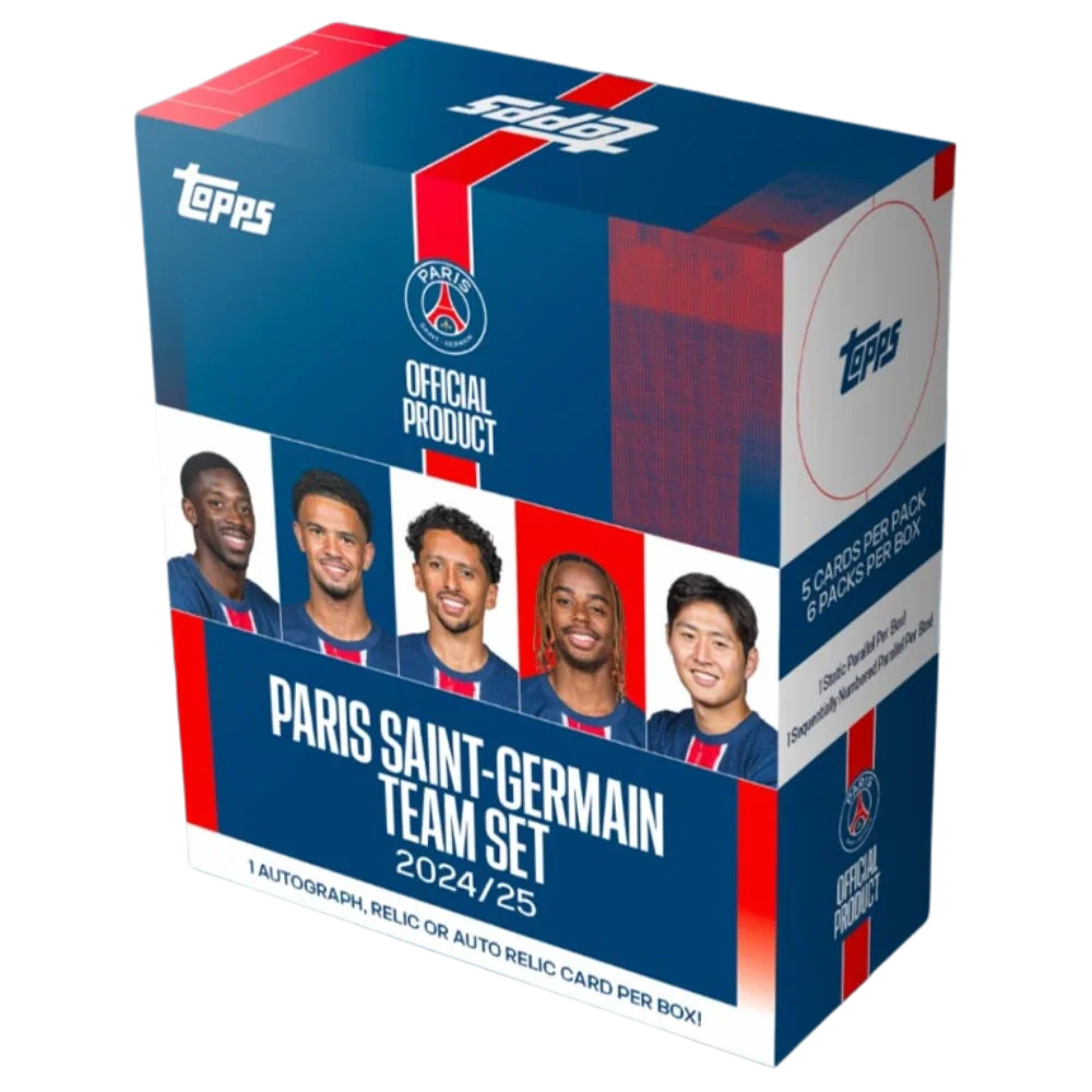 topps 2024 25 paris saint germain team set hobby box