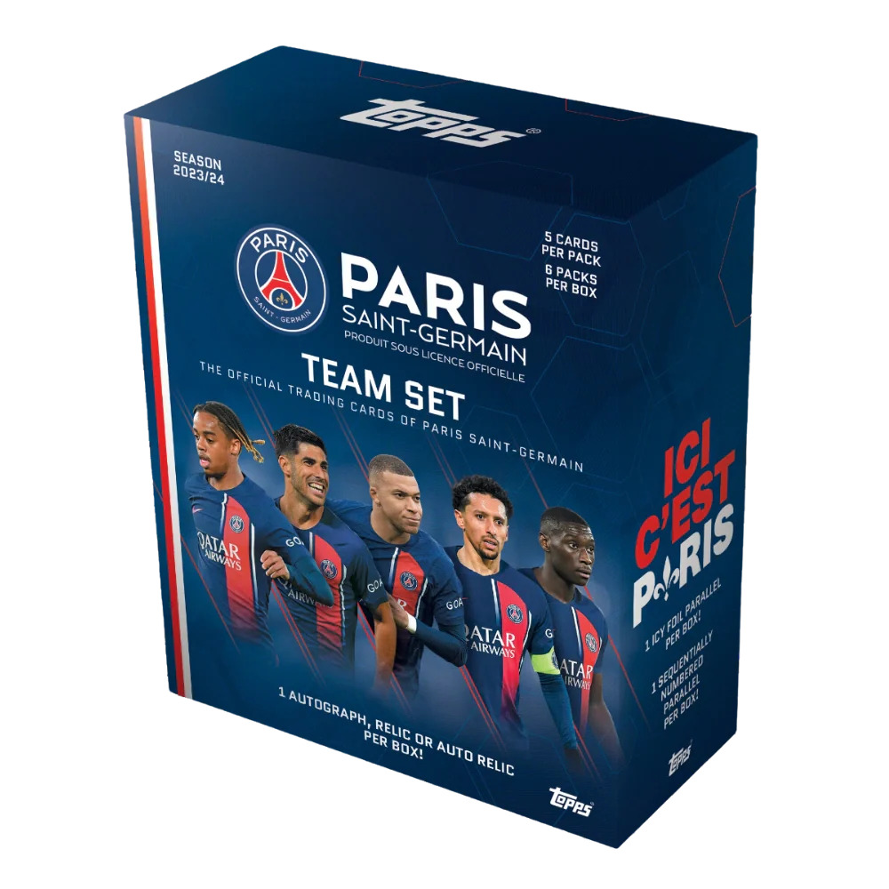 topps paris saint germain team set hobby box